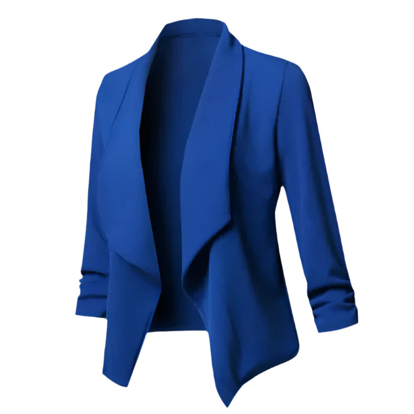 Women's Knit Open-Front Business Blazer