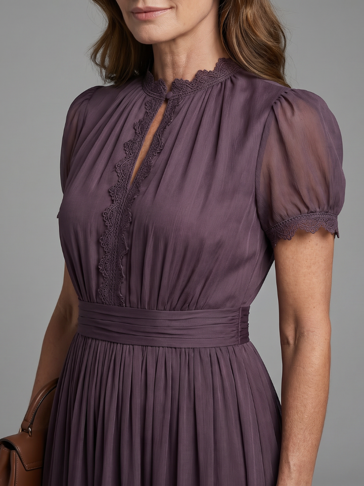 Women's Silk Maxi Dress Evening Gown