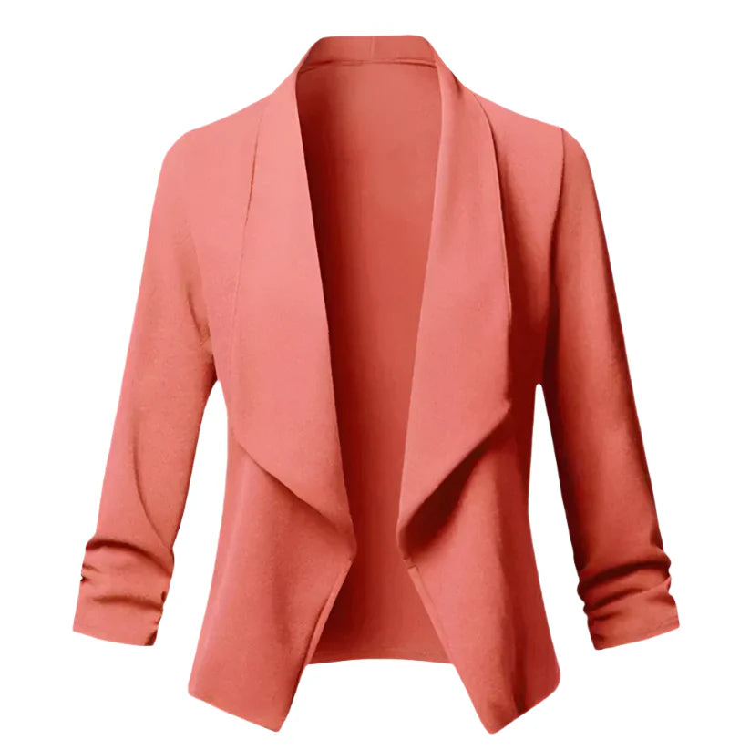 Women's Knit Open-Front Business Blazer