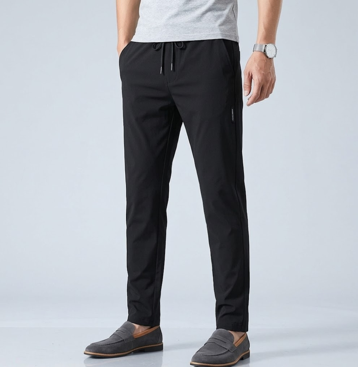 Men's Fleece Joggers Lightweight Athletic Training Sweatpants Trousers