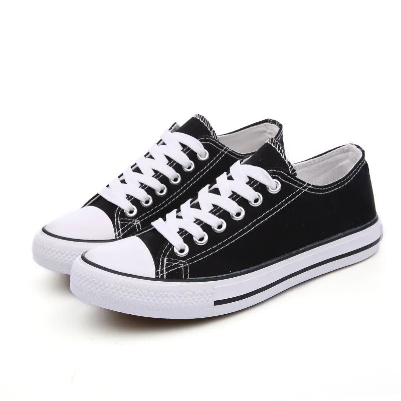 Women's Canvas Sneakers Summer Fashion Low Top Casual Shoes