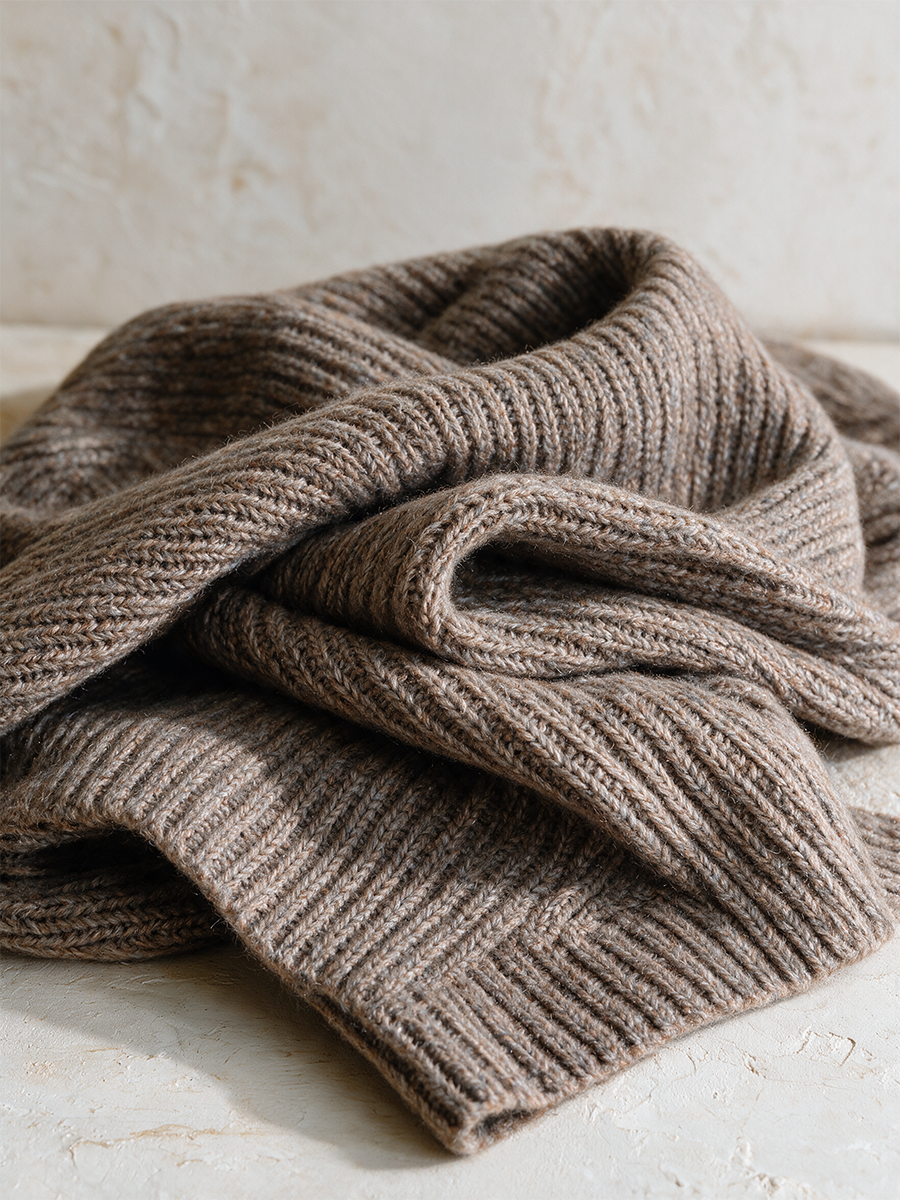 Women's Knit Two-Piece Set Cropped Sweater Wide Leg Trousers