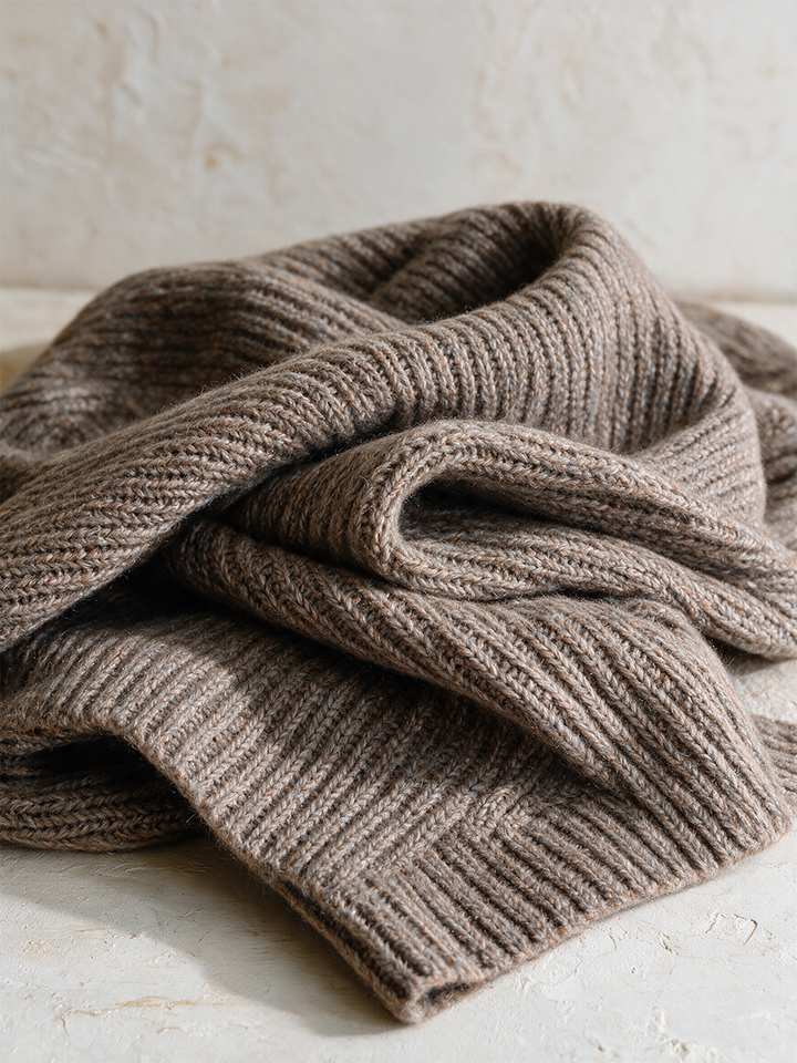 Women's Knit Two-Piece Set Cropped Sweater Wide Leg Trousers