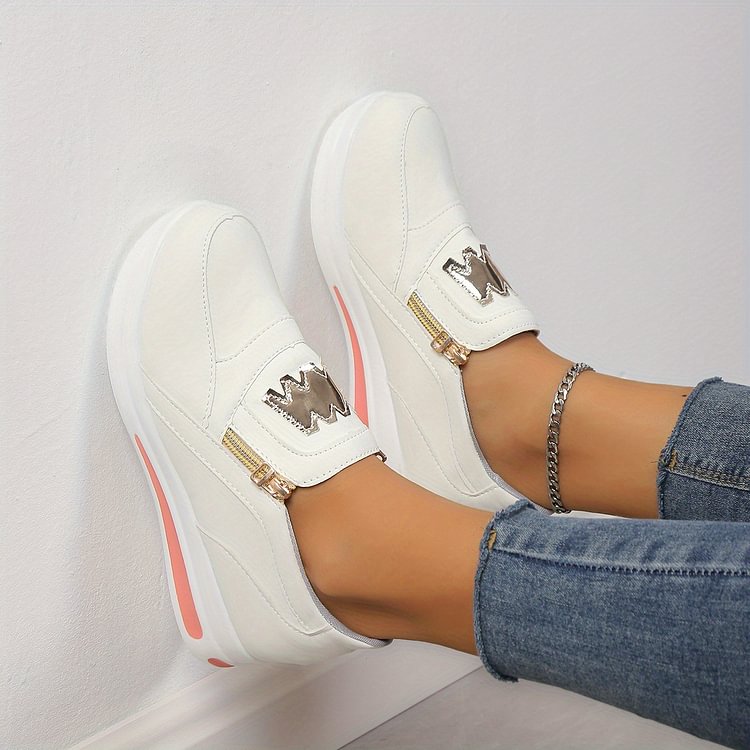 Women’s Canvas Platform Wedge Sneakers