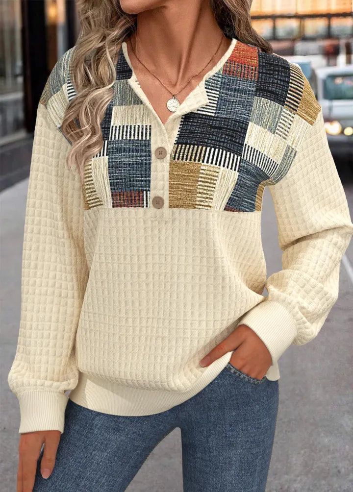 Women's Knit Sweater Long Sleeve Top