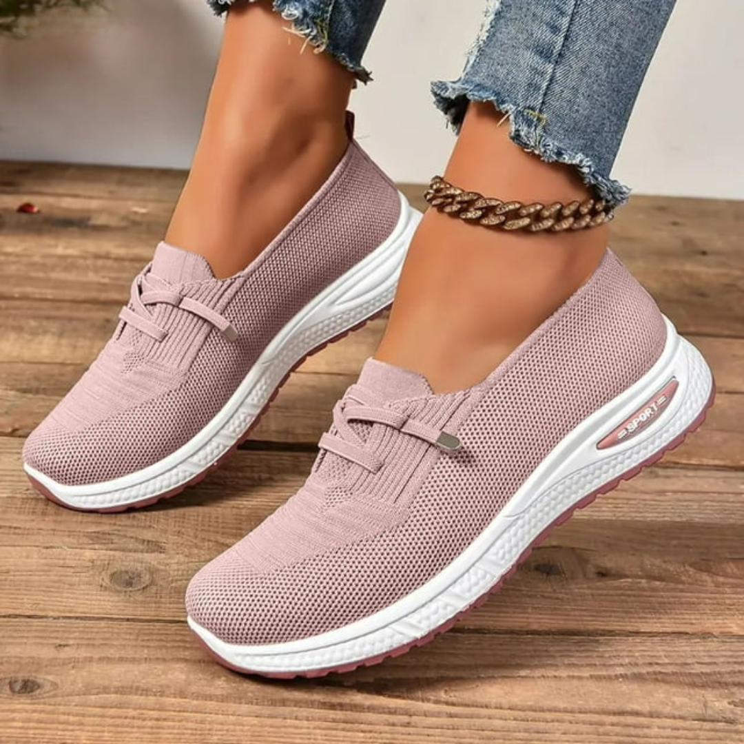 Women's Knit Orthopedic Slip-On Walking Sneakers