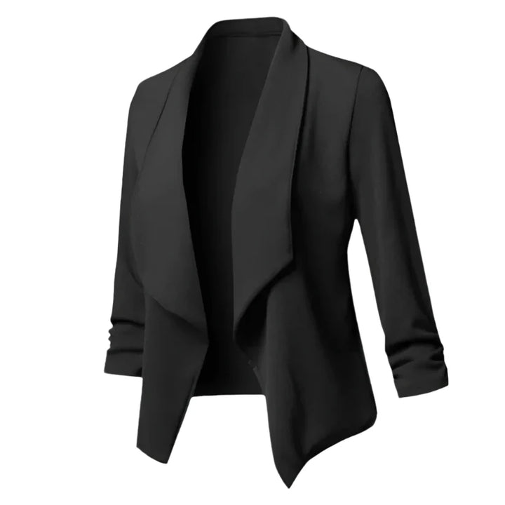 Women's Knit Open-Front Business Blazer