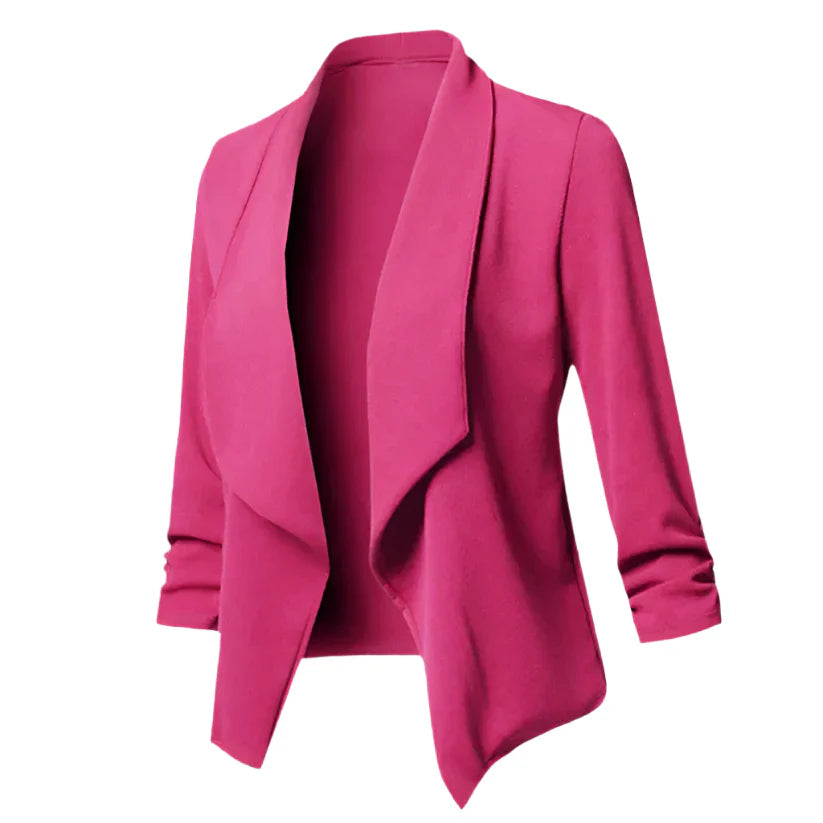 Women's Knit Open-Front Business Blazer