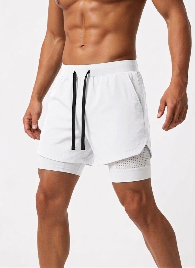 Men's Quick Dry Fitness Athletic Gym Shorts