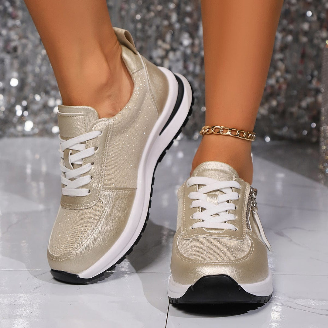 Women’s Leather Orthopedic Walking Sneakers