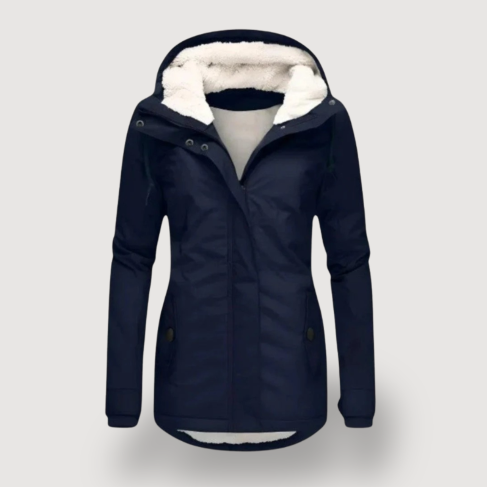 Women’s Hooded Water-Resistant Fleece-Lined Jacket