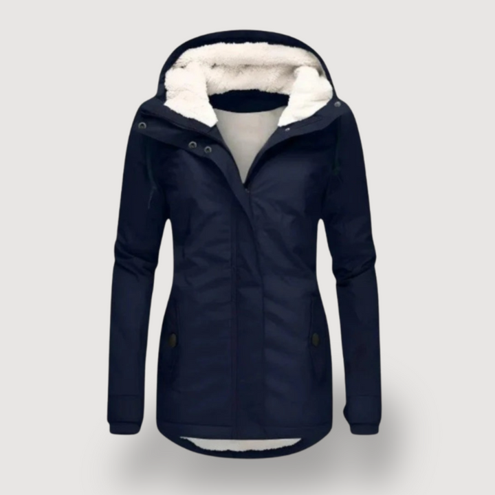Women’s Hooded Water-Resistant Fleece-Lined Jacket