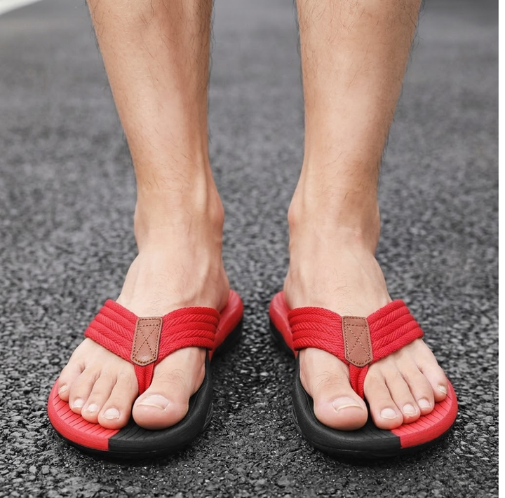 Men's Rubber Flip Flops Thong Sandals Beach Slipper