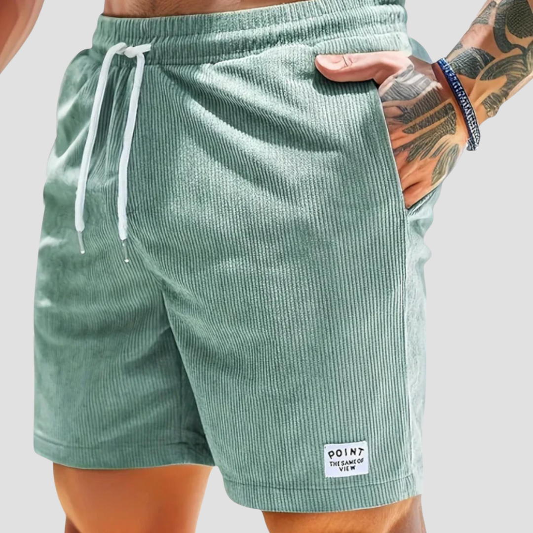 Men's Waffle Knit Casual Lounge Mesh Shorts