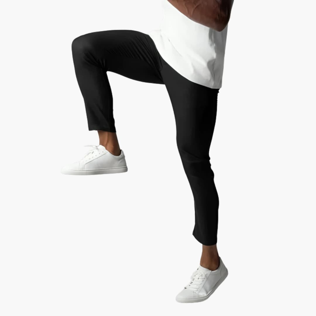 Chinos Men's Wool Slim Fit Trousers