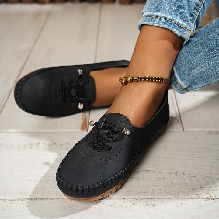 Women's Leather Orthopedic Slip-on Moccasins
