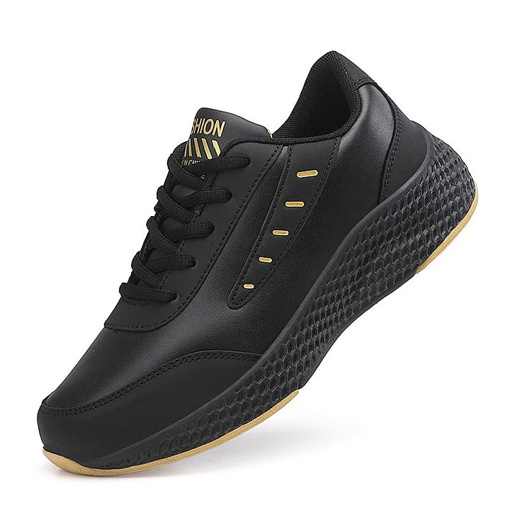 Women's Lightweight Leather Running Sneakers