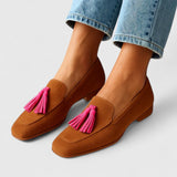 Women’s Suede Tassel Slip-On Loafers