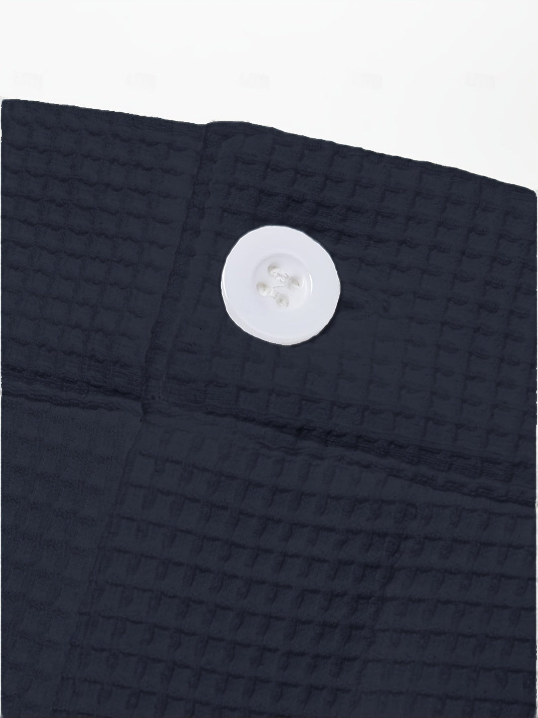 Pantalon habillé plissé pour homme, en maille gaufrée et coupe ajustée
