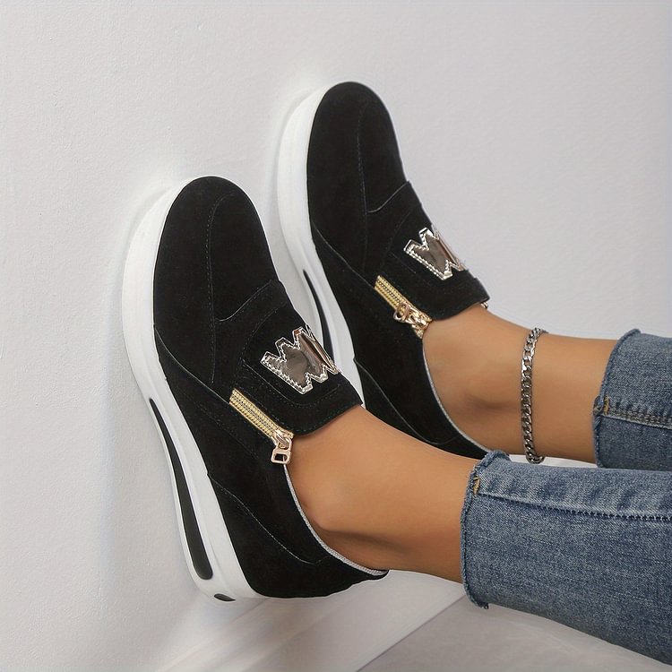 Women’s Canvas Platform Wedge Sneakers