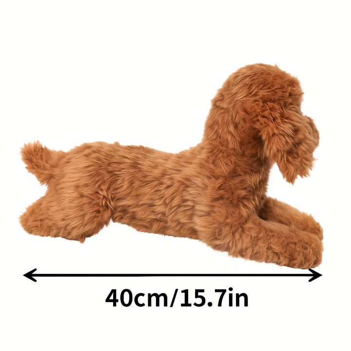Teddy Dog Plush Toy Soft Fleece Poodle Stuffed Animal Puppy