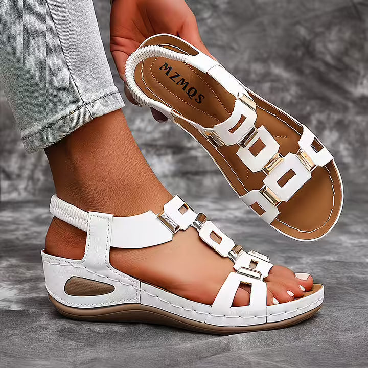 Women’s Leather Arch-Support Slingback Sandals