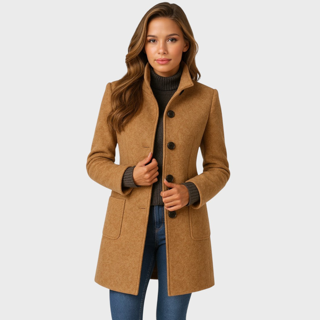 Women's Wool Coat Long Jacket Outerwear