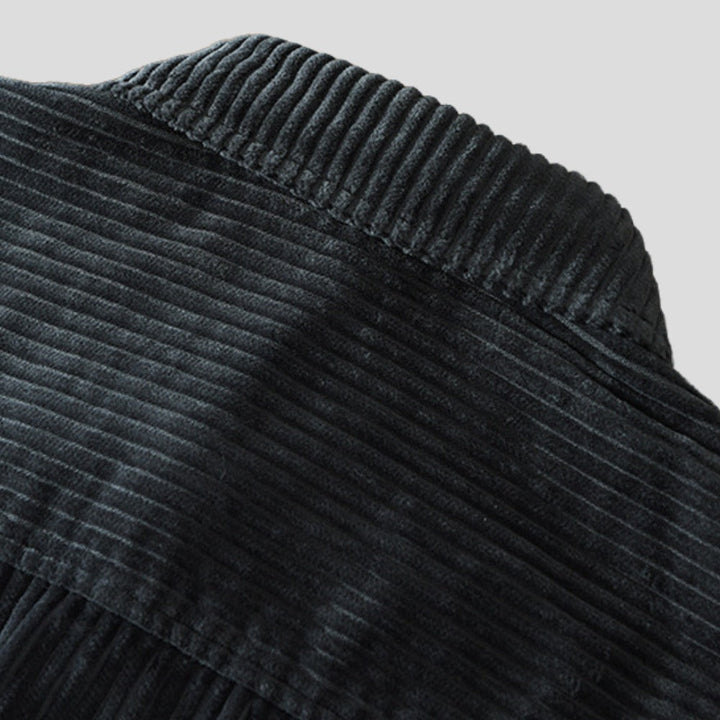 Men's Corduroy Long Sleeve Shirt Shacket