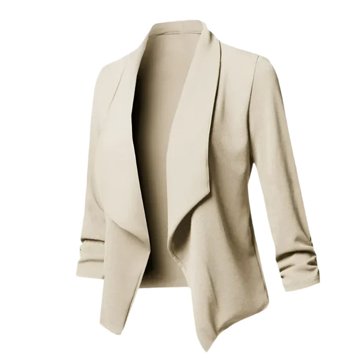 Women's Knit Open-Front Business Blazer
