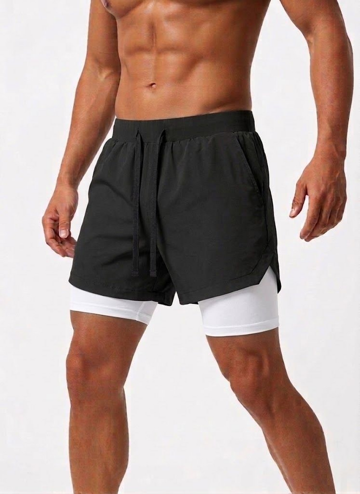 Men's Quick Dry Fitness Athletic Gym Shorts