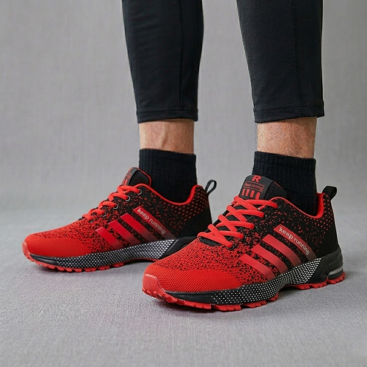 Men's Knit Mesh Breathable Running Shoes Athletic Gym Trainers Sneakers