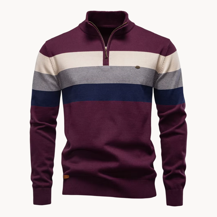 Men’s Merino Wool Quarter-Zip Sweater