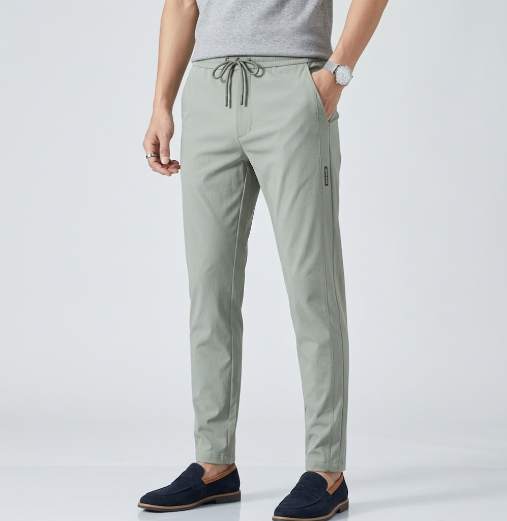 Men's Fleece Joggers Lightweight Athletic Training Sweatpants Trousers