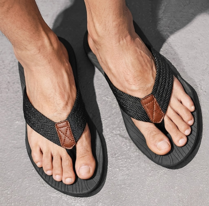 Men's Rubber Flip Flops Thong Sandals Beach Slipper
