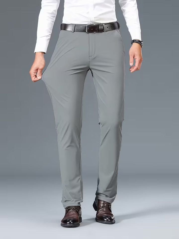 Men's Casual Dress Pants Stretch Formal Trousers Slim Fit Slacks