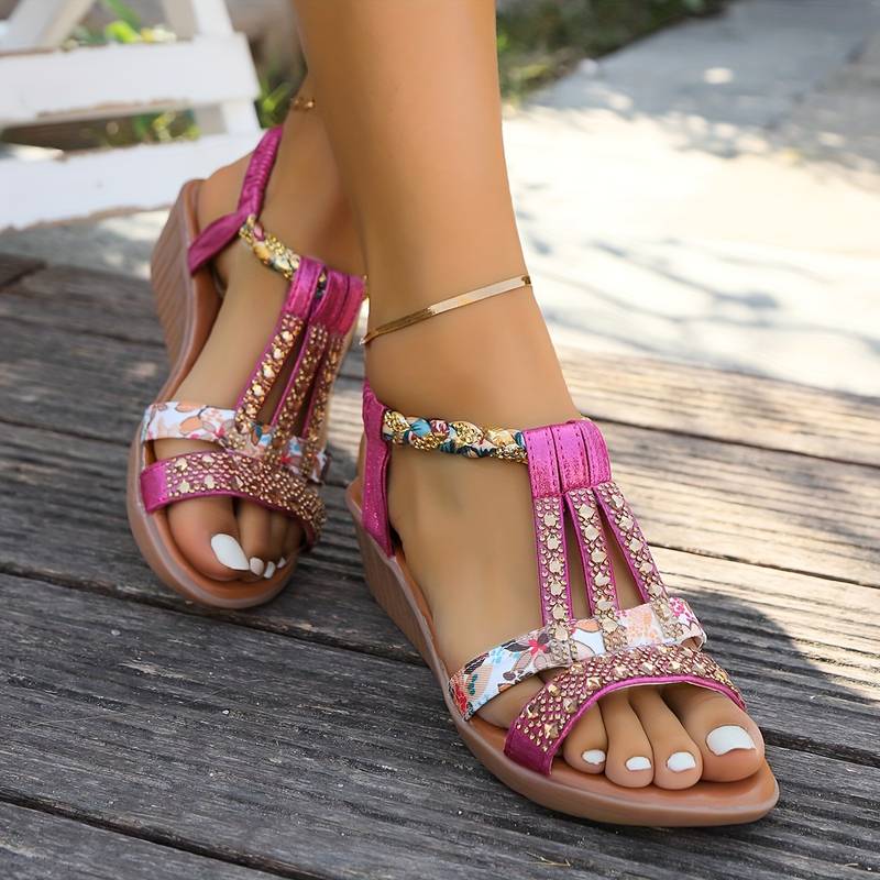Women's Summer Boho Leather Sandals