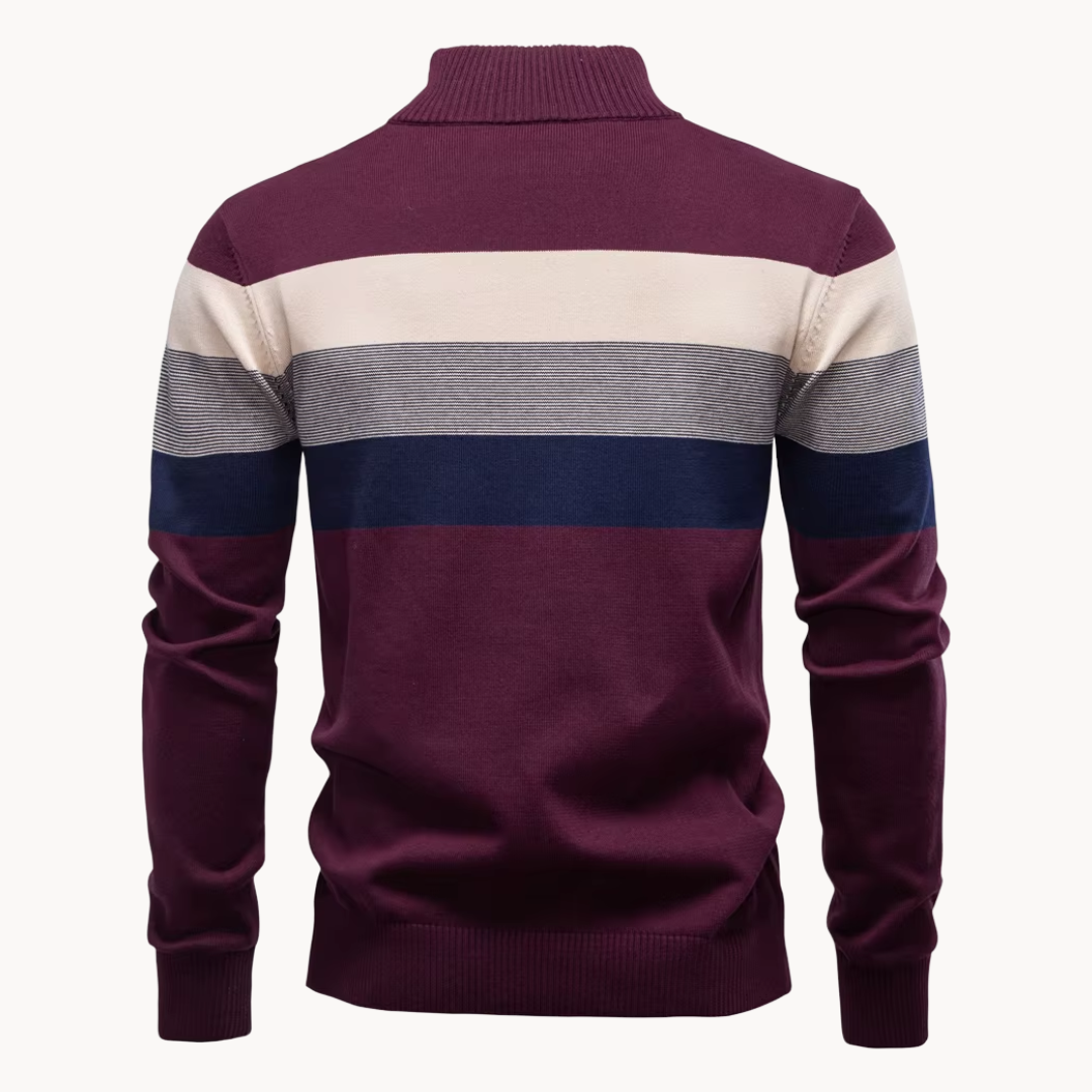 Men’s Merino Wool Quarter-Zip Sweater