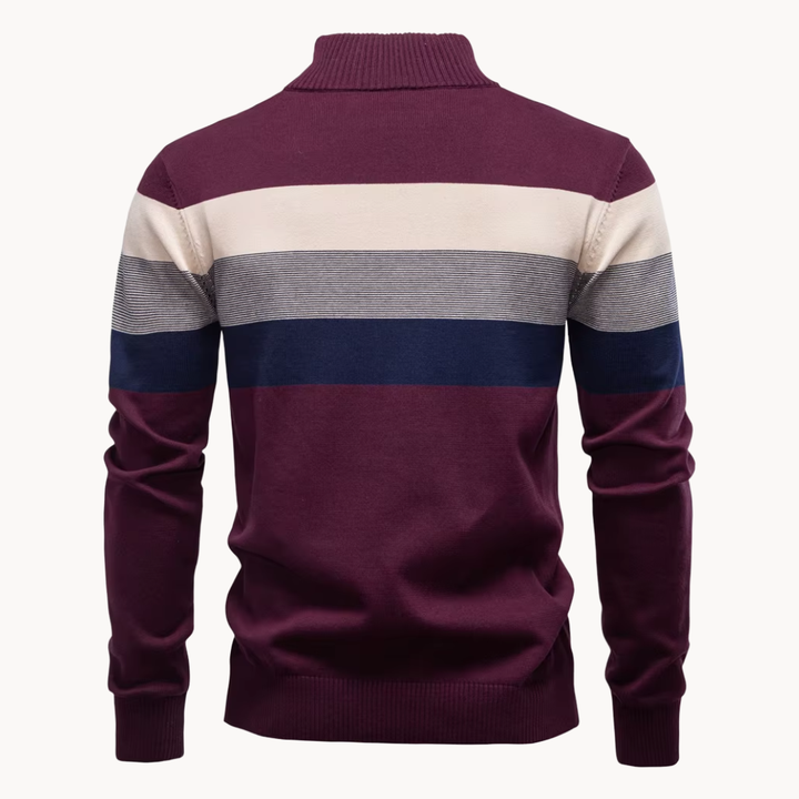 Men’s Merino Wool Quarter-Zip Sweater