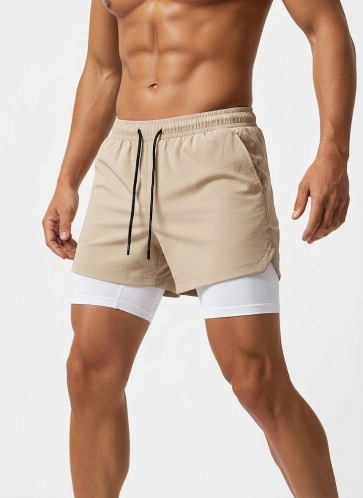 Men's Quick Dry Fitness Athletic Gym Shorts