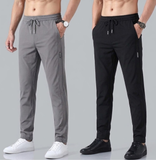 Men's Fleece Joggers Lightweight Athletic Training Sweatpants Trousers