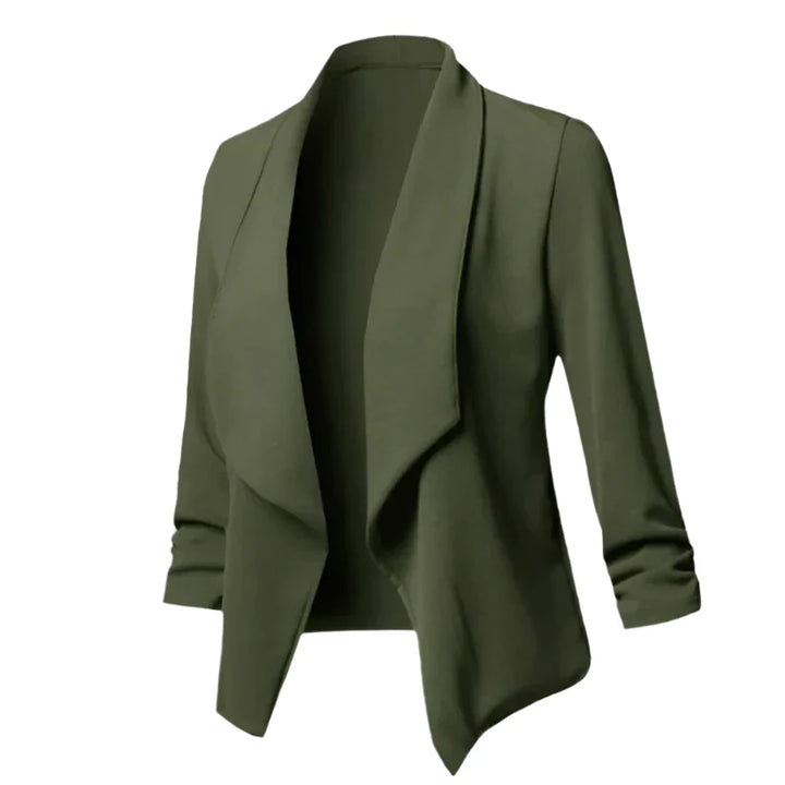 Women's Knit Open-Front Business Blazer