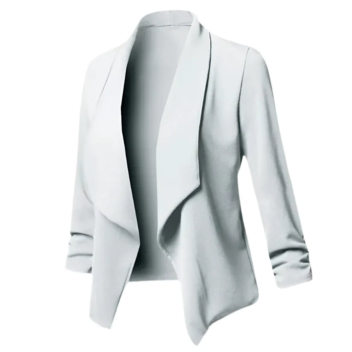 Women's Knit Open-Front Business Blazer