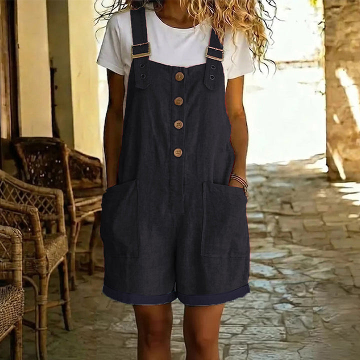 Women's Denim Shorts Romper Overalls Dungarees