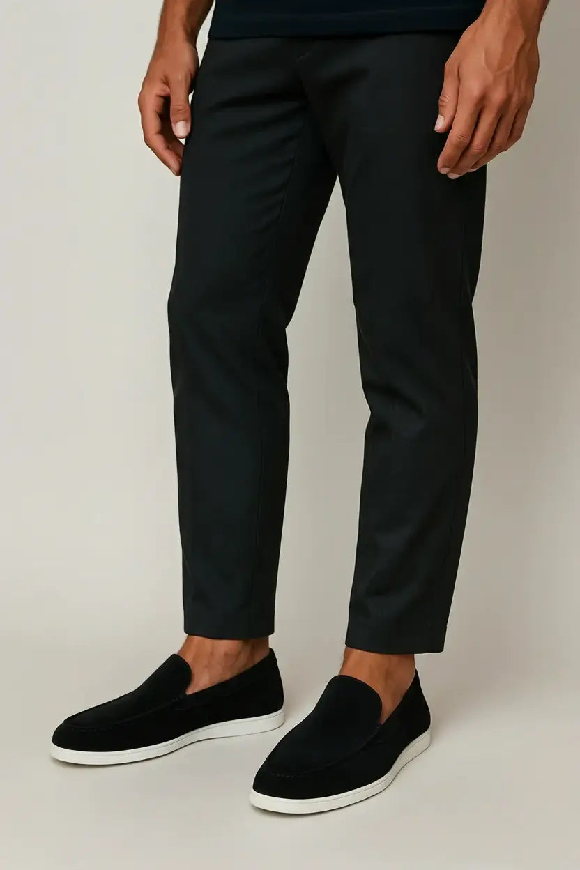 Men's Leather Slip-On Loafer Shoes