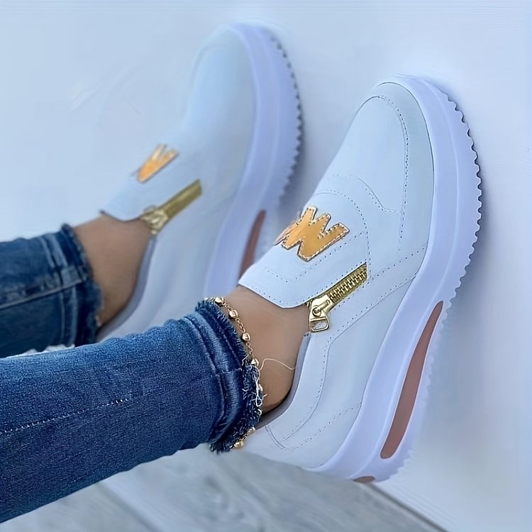 Women’s Canvas Platform Wedge Sneakers