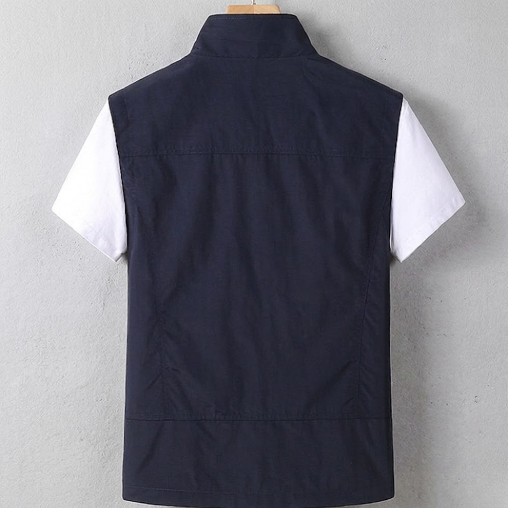 Men's Nylon Lightweight Utility Gilet Outdoor Hiking Waistcoat