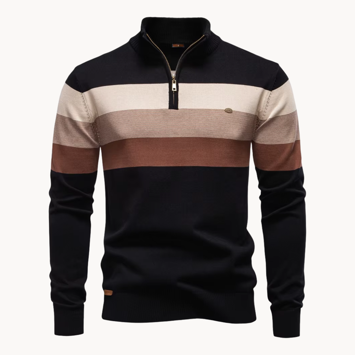 Men’s Merino Wool Quarter-Zip Sweater