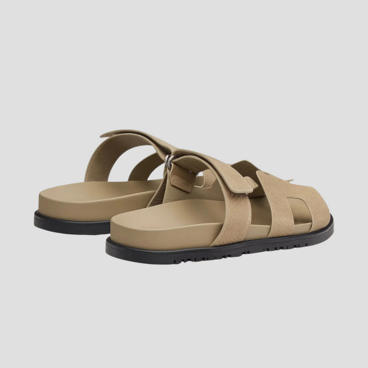 Leather Summer Slides Sandals For Men and Women