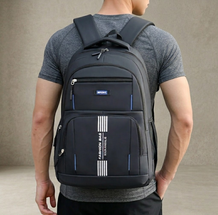 Men's Oxford Waterproof Travel Backpack Laptop Rucksack Bag