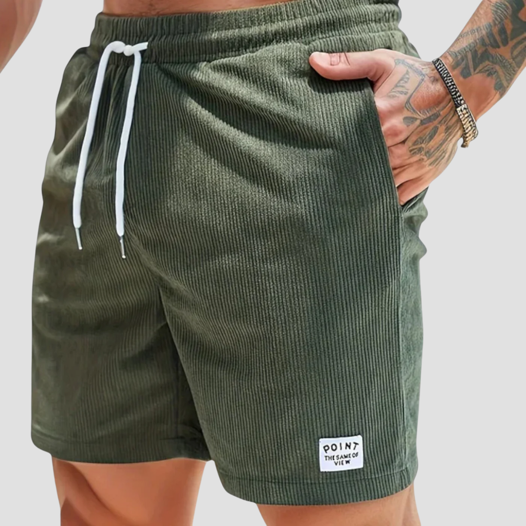 Men's Waffle Knit Casual Lounge Mesh Shorts